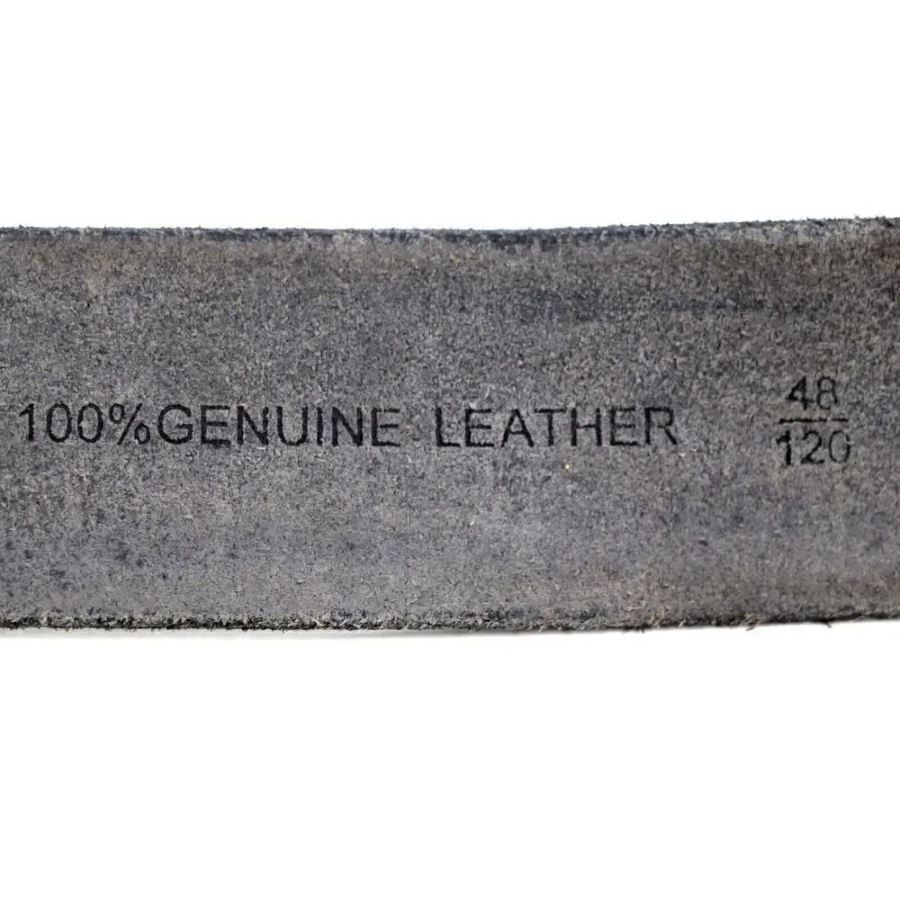 Alice & Elmer SADDLE BLACK GENUINE LEATHER 1.5
